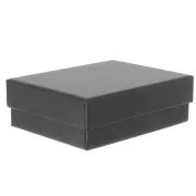 8.5x6.5x3cm Fancy jewelry box for set - Black x1