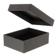 8.5x6.5x3cm Fancy jewelry box for set - Black x1
