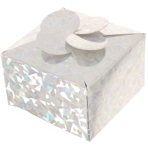 8x8x5cm DIY flower gift box - Holographic x1