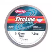 Fireline braided nylon thread 0.15mm (8LB) Crystal x46 m