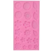 Silicone mould for flowers from 13 to 26 mm x1