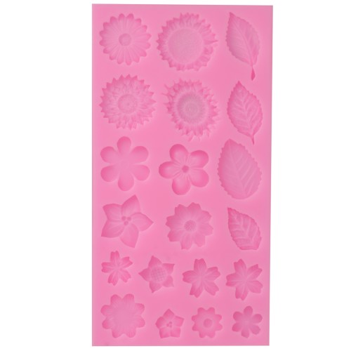 Silicone mould for flowers from 13 to 26 mm x1