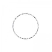 Ring decorated 20mm 925 Sterling Silver x1|raw }}