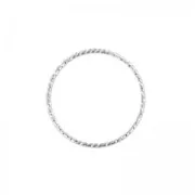 Ring decorated 20mm 925 Sterling Silver x1