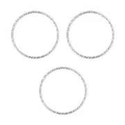 Rings decorated 10mm 925 Sterling Silver x10