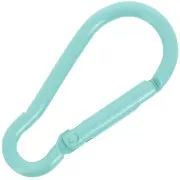 Turquoise - 46x22mm Aluminum Lobster Clasp - Turquoise x1 46x22mm Aluminum Lobster Clasp - Turquoise x1