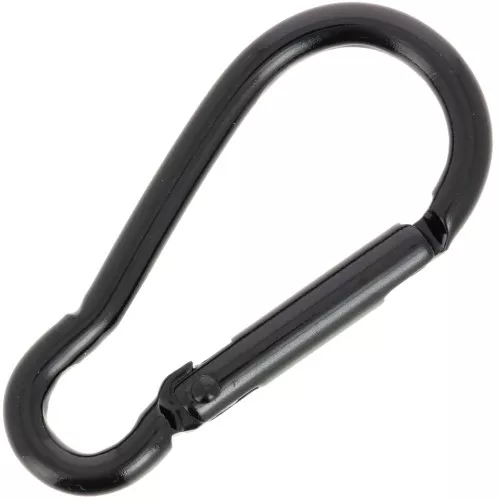 46x22mm Aluminum Lobster Clasp - Black x1