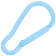 46x22mm Aluminum Lobster Clasp - Light blue x1|raw }}