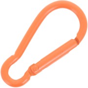 46x22mm Aluminum Lobster Clasp - Orange x1