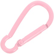 46x22mm Aluminum Lobster Clasp - Light pink x1|raw }}