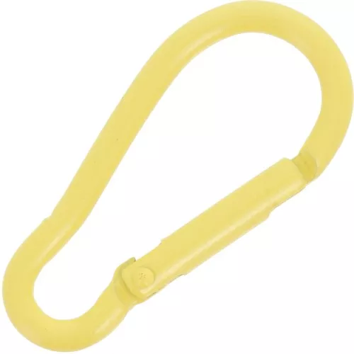 46x22mm Aluminum Lobster Clasp - Yellow x1