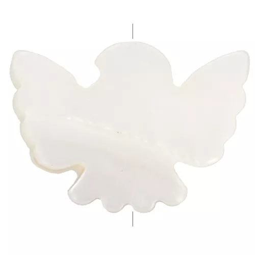 13x18mm mother-of-pearl eagle bead - Natural x1