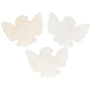 13x18mm mother-of-pearl eagle bead - Natural x1