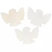 13x18mm mother-of-pearl eagle bead - Natural x1