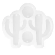 Silicone mold for cactus earrings - Transparent x1