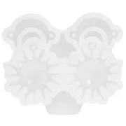 Silicone mold for moon and sun pendants x1