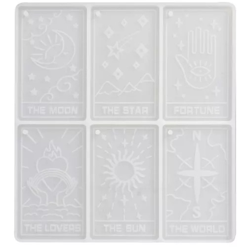 70x40mm Silicone mould for tarot cards x1