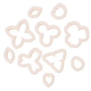 10 to 21mm Set of 10 plastic dies for modelling - Flowers x1|raw }}