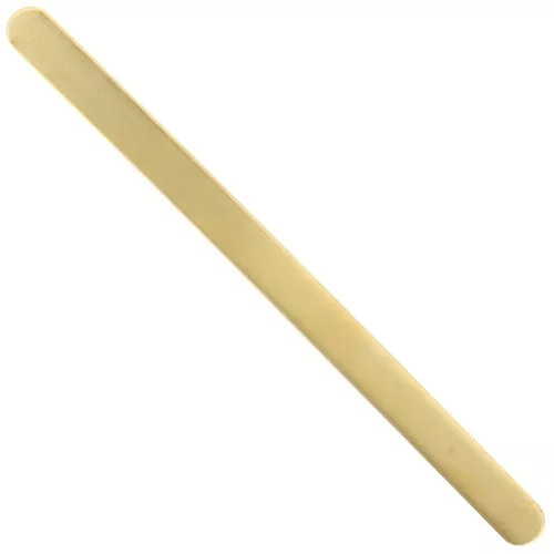 flat bracelet Raw brass 160x10mm x1