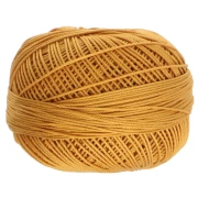 cotton yarn Lizbeth size 20 Gold n°611 x192m