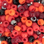 Seed beads mix Miyuki 6/0 - Fire x8g|raw }}