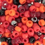 Seed beads mix Miyuki 6/0 - Fire x8g