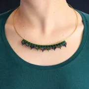 SuperDuo 2.5x5mm Jet Hematite Mat x10g