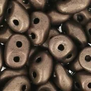 SuperDuo 2.5x5mm Dark Bronze Mat x10g