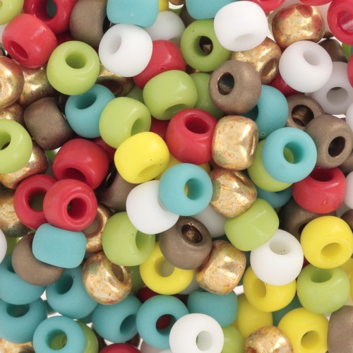 Seed beads mix Miyuki 6/0 - Happy Together x8g