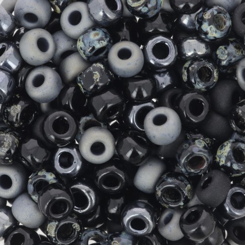 Seed beads mix Miyuki 6/0 - Mysterious Darkness x8g