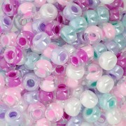 Seed beads mix Miyuki 6/0 - Cupcake Icing x8g|raw }}