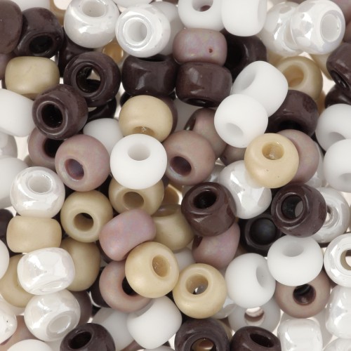 Seed beads mix Miyuki 6/0 - Chocolate Sprinkles x8g