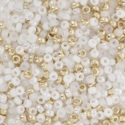 Seed beads mix Miyuki 11/0 - Bridal x8g|raw }}