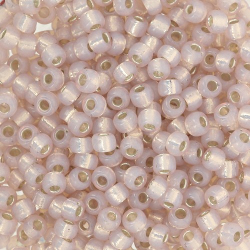 Miyuki Seed beads 8/0 579 - Dyed Blush Silver Lined Alabaster x8g