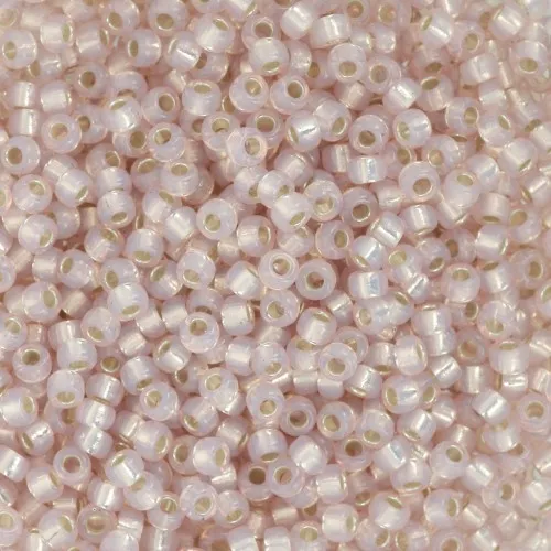 Miyuki Seed beads 11/0 579 - Dyed Blush Silver Lined Alabaster x8g