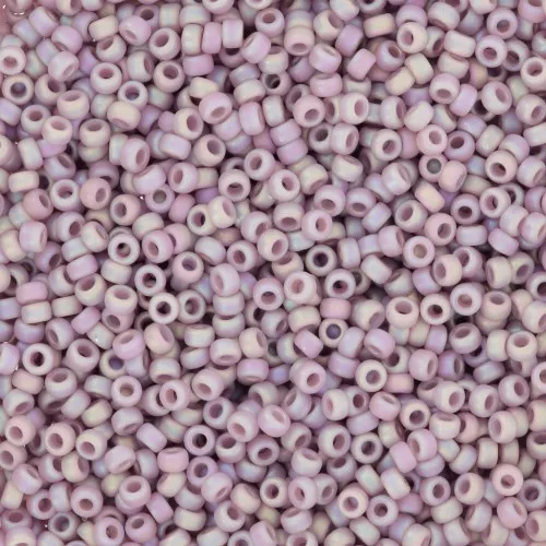 Miyuki Seed beads 15/0 410FR - Opaque Mauve AB Mat x8g