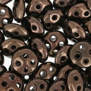 Czechmates Quadralentil 4 holes 6mm Dark Bronze x5g|raw }}