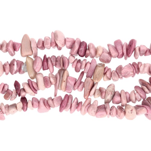 Gemstone beads 8 - 11 mm - Rhodonite x80cm