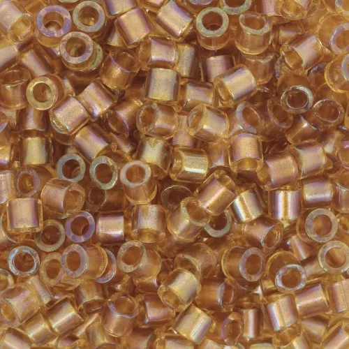 Miyuki Delica 8/0 DBL0065 - Lined Topaz AB x8g