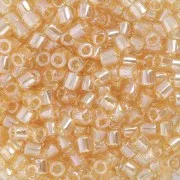 Miyuki Delica 8/0 DBL0099 - Transparent Light Topaz Luster x8g