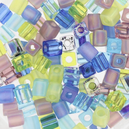Mix Cubes Miyuki 4 mm SB-MIX-06 - Jeweltone x10g