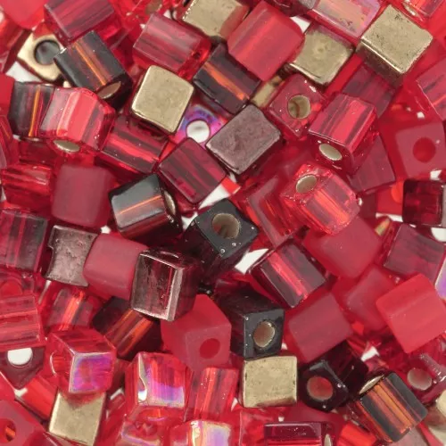 Mix Cubes Miyuki 4 mm SB-MIX-08 - Magma x10g