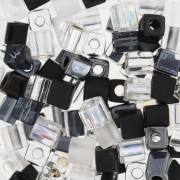 Mix Cubes Miyuki 4 mm SB-MIX-13 - Salt and Pepper x10g