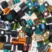 Mix Cubes Miyuki 4 mm et 3 mm SB-MIX-27 - Masquerade Ball x10g