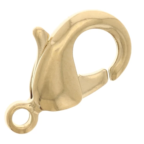 12mm Lobster Clasp - 3 microns Gold plated x1