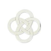 Spacer celtic symbol  21x11mm in 925 sterling x1