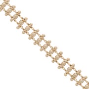 Ball chain Trio 5.7mm gold tone x 50cm