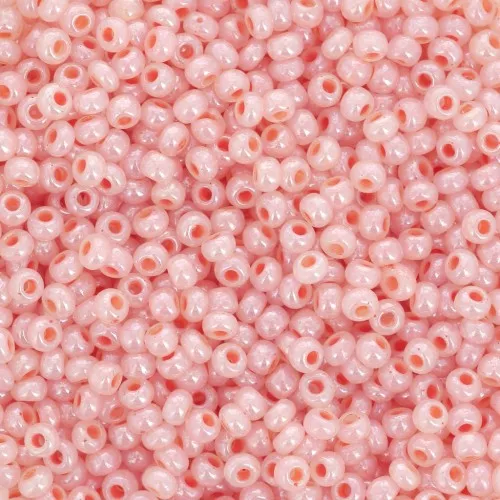 Preciosa Seed beads 11/0 - 2 mm - Terra Orange Lined Ceylon x20g