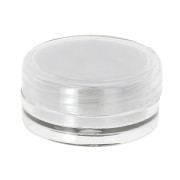 30mm round gemology box for gemstones - Transparent x1