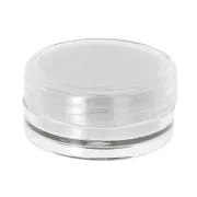 30mm round gemology box for gemstones - Transparent x1